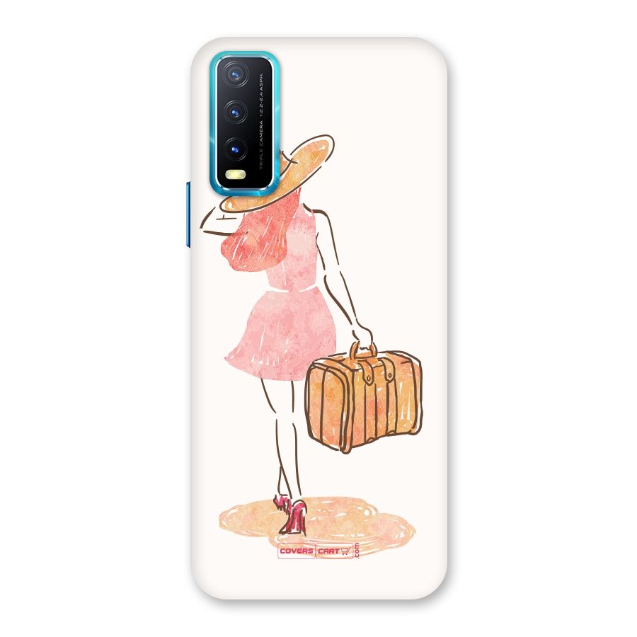 Travel Girl Back Case for Vivo Y20