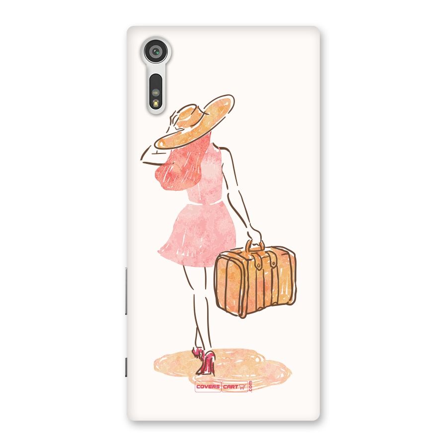 Travel Girl Back Case for Xperia XZ