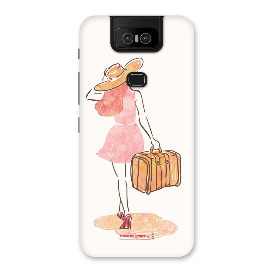 Travel Girl Back Case for Zenfone 6z