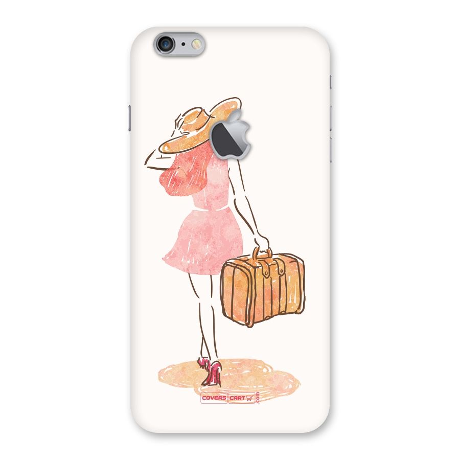 Travel Girl Back Case for iPhone 6 Plus 6S Plus Logo Cut