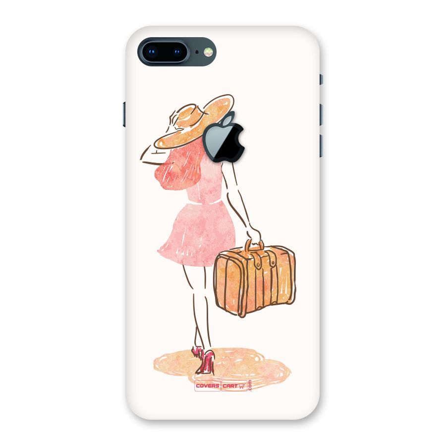 Travel Girl Back Case for iPhone 7 Plus Apple Cut