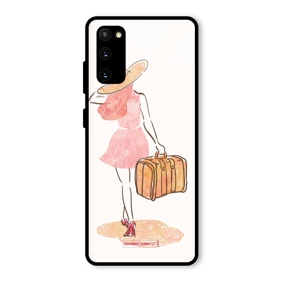 Travel Girl Glass Back Case for Galaxy S20 FE 5G