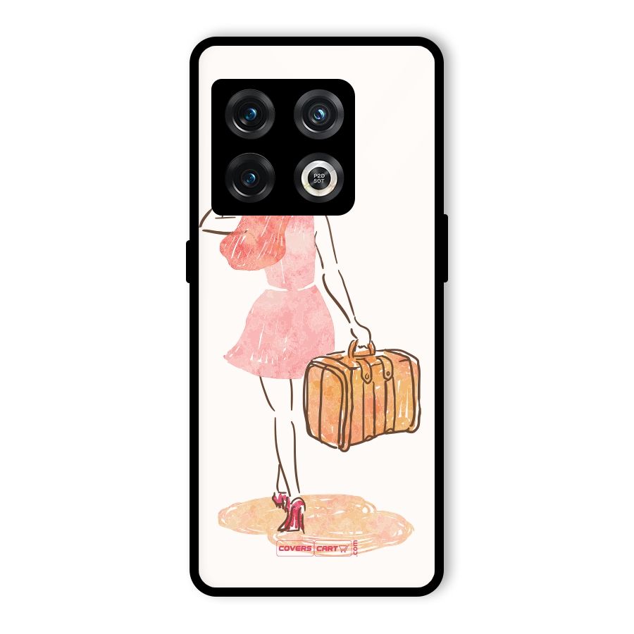 Travel Girl Glass Back Case for OnePlus 10 Pro 5G