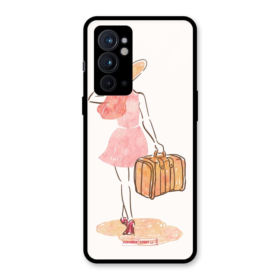 Travel Girl Glass Back Case for OnePlus 9RT 5G