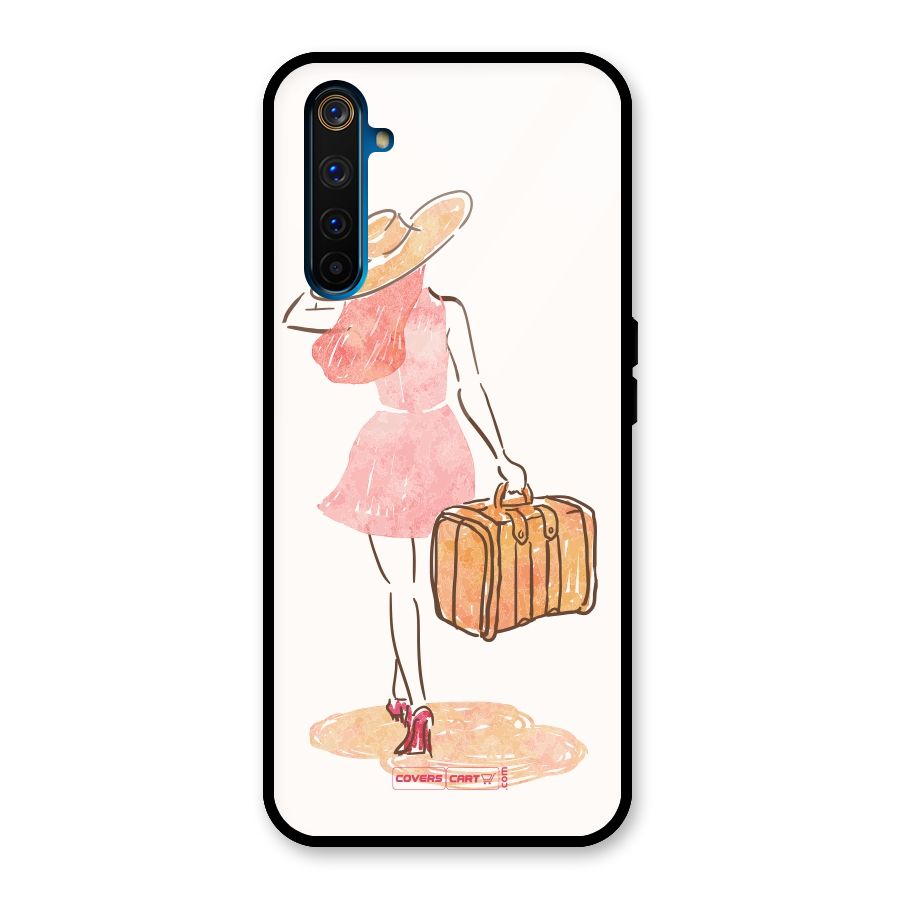 Travel Girl Glass Back Case for Realme 6 Pro
