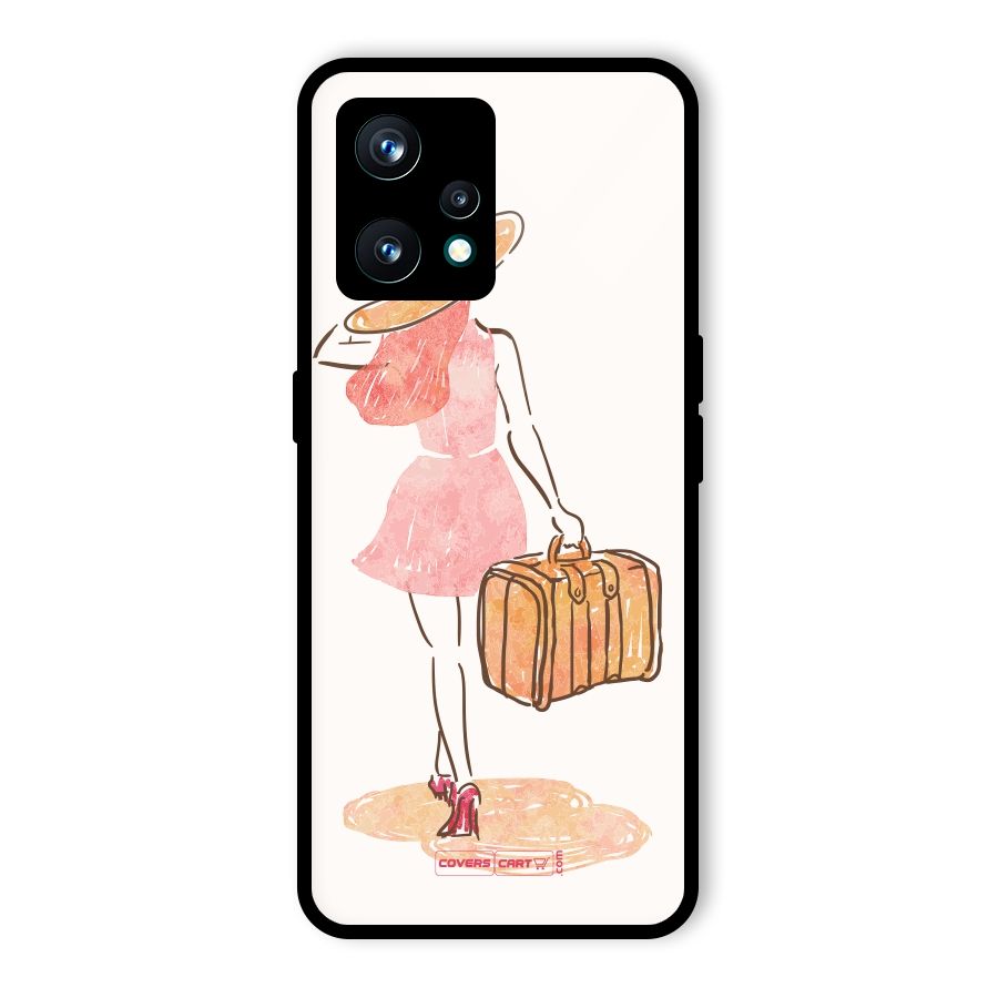 Travel Girl Glass Back Case for Realme 9 Pro Plus 5G