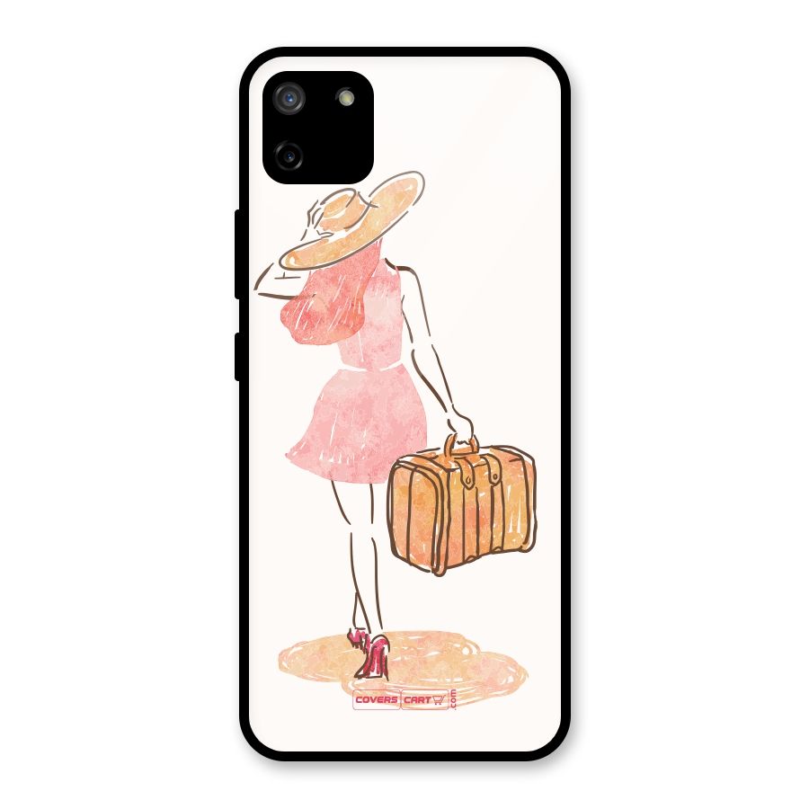 Travel Girl Glass Back Case for Realme C11