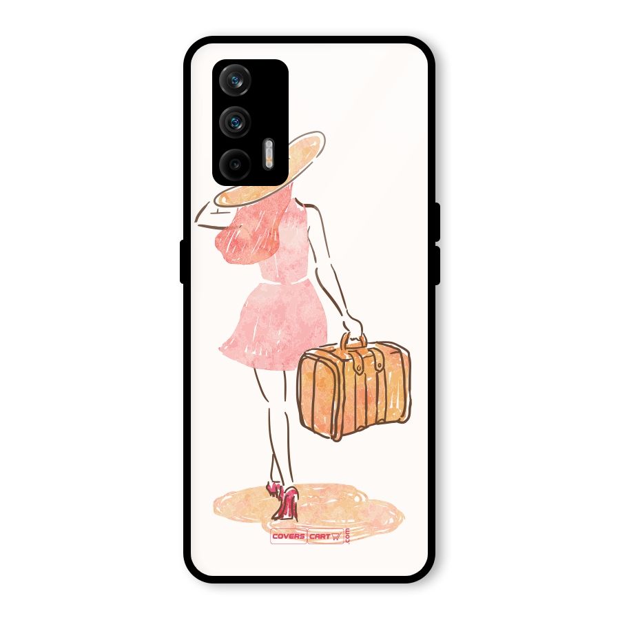 Travel Girl Glass Back Case for Realme GT 5G