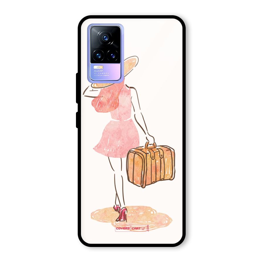 Travel Girl Glass Back Case for Vivo Y73
