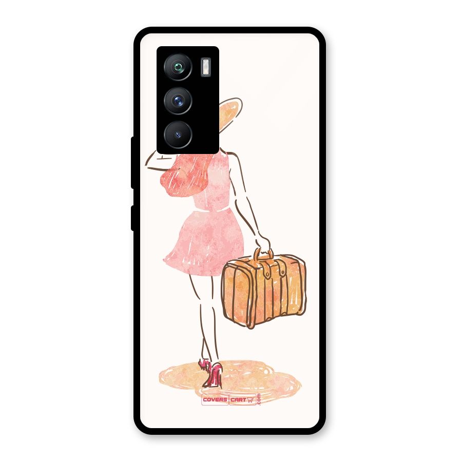 Travel Girl Glass Back Case for Vivo iQOO 9 SE