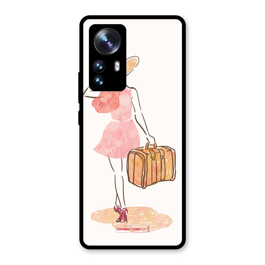 Travel Girl Glass Back Case for Xiaomi 12 Pro