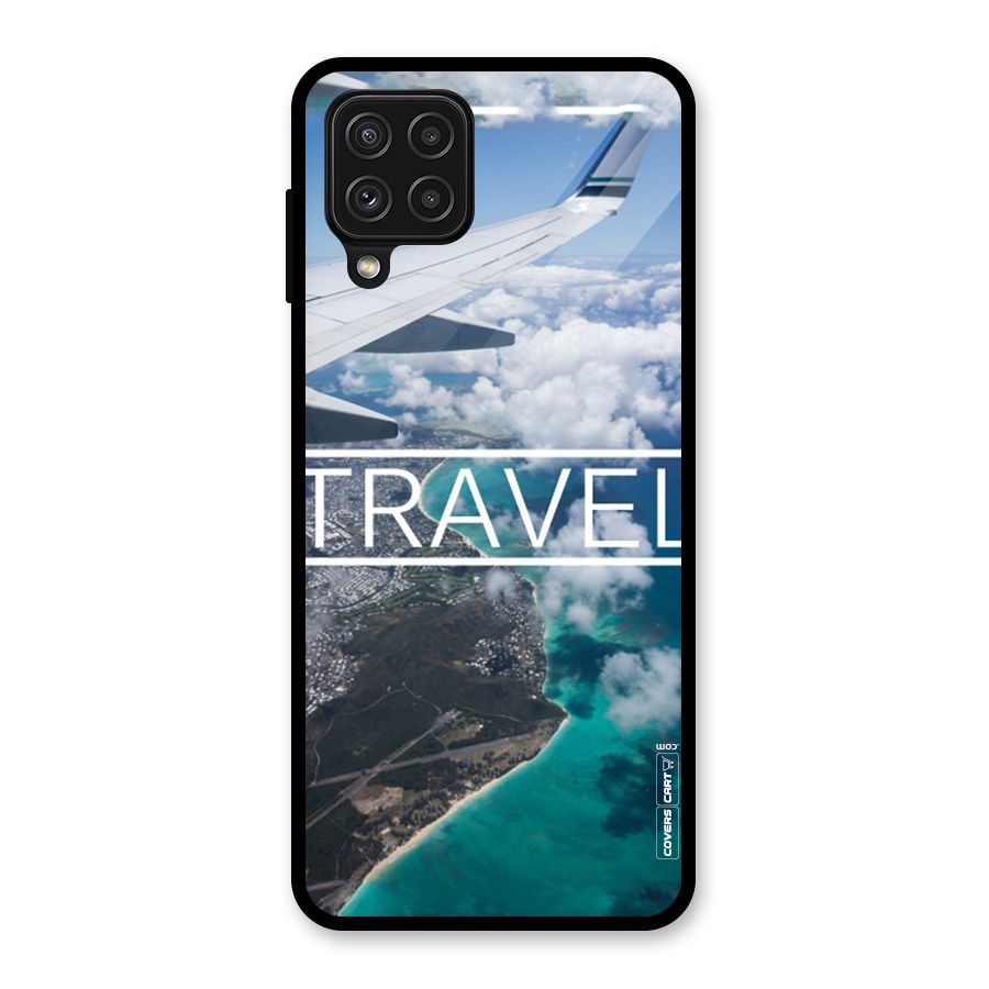 Travel Glass Back Case for Galaxy A22 4G
