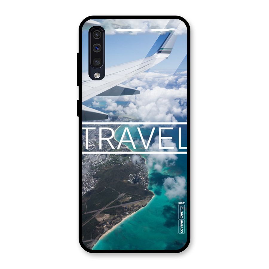 Travel Glass Back Case for Galaxy A50s