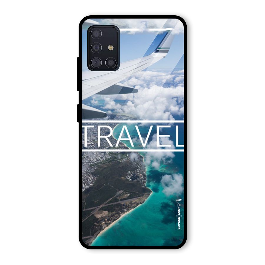 Travel Glass Back Case for Galaxy A51