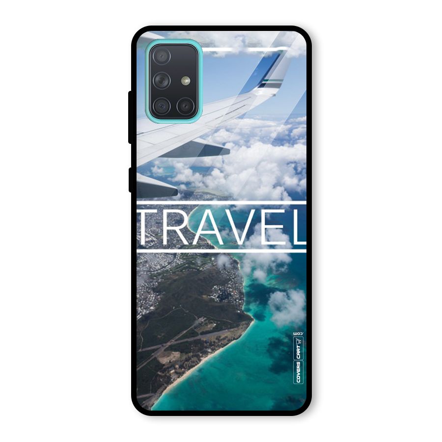 Travel Glass Back Case for Galaxy A71