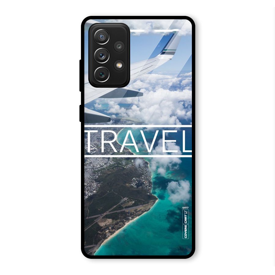 Travel Glass Back Case for Galaxy A72