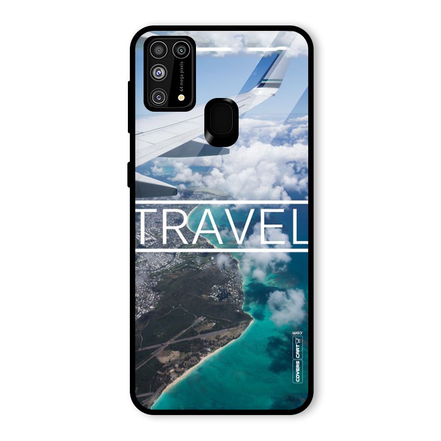 Travel Glass Back Case for Galaxy F41