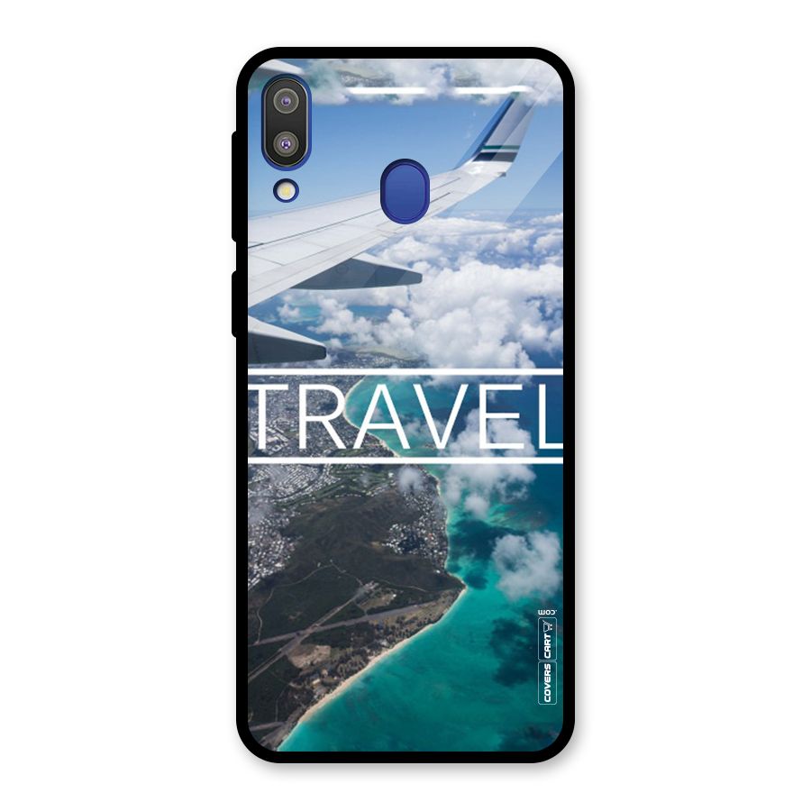 Travel Glass Back Case for Galaxy M20