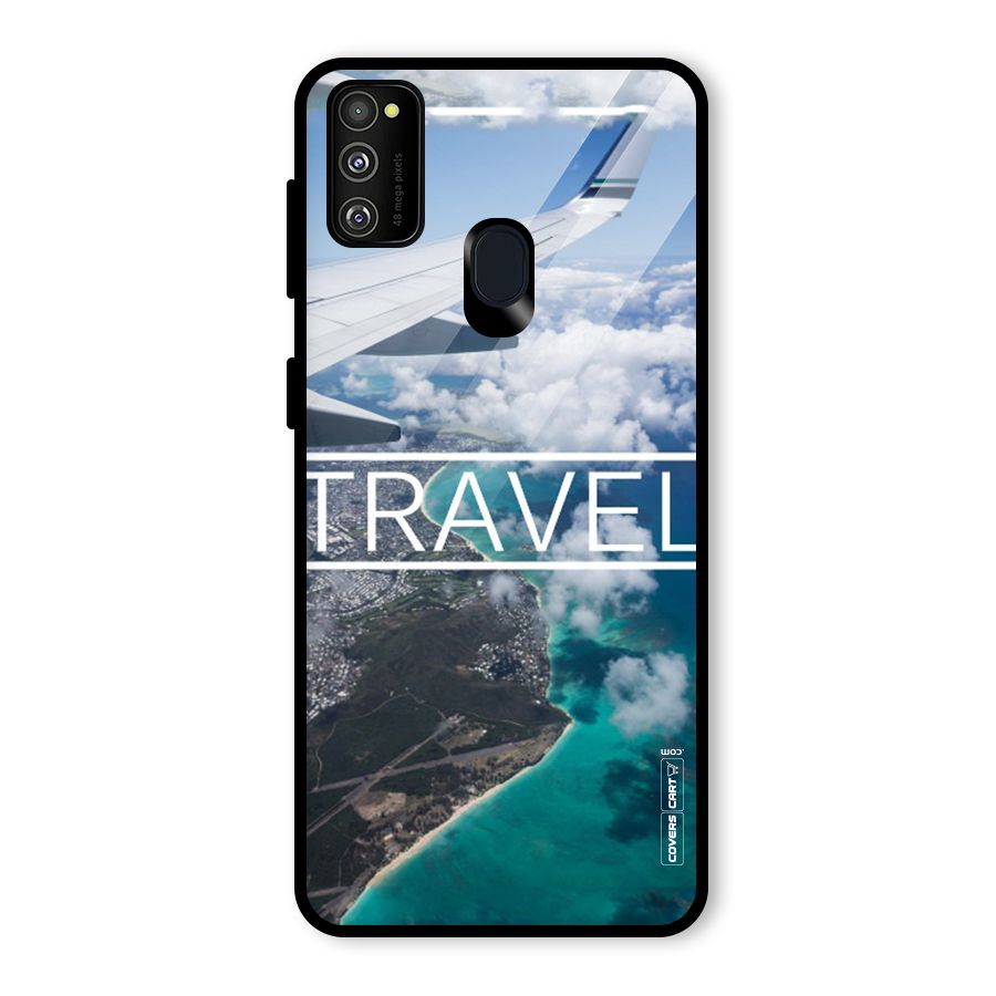 Travel Glass Back Case for Galaxy M30s