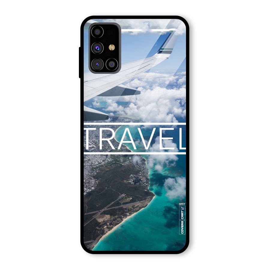 Travel Glass Back Case for Galaxy M31s