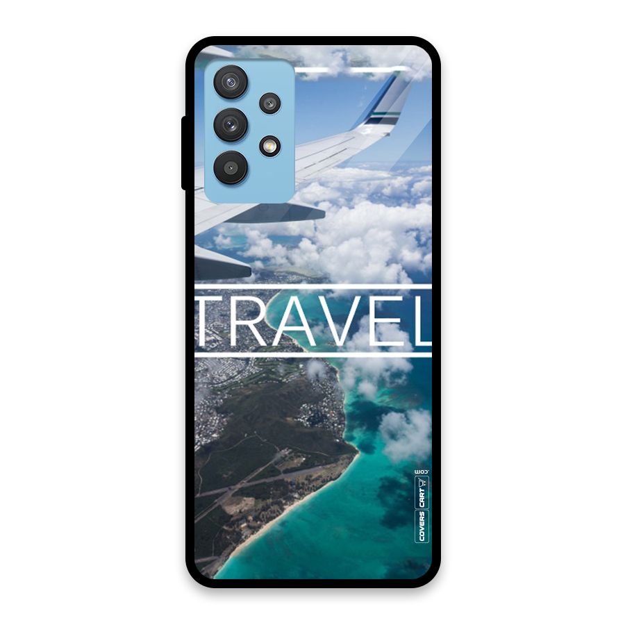 Travel Glass Back Case for Galaxy M32 5G