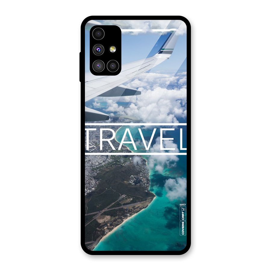 Travel Glass Back Case for Galaxy M51