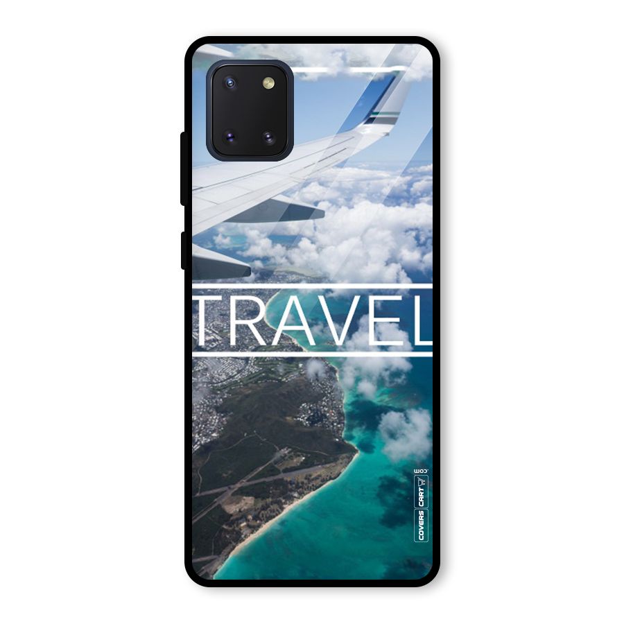 Travel Glass Back Case for Galaxy Note 10 Lite