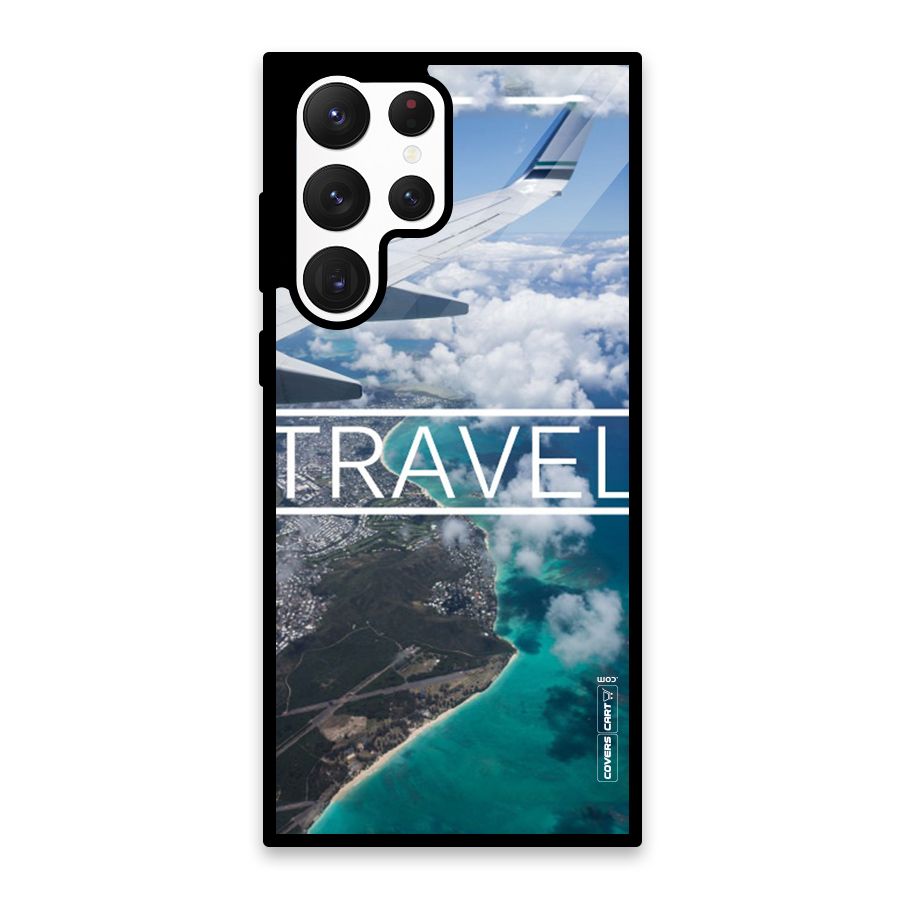 Travel Glass Back Case for Galaxy S22 Ultra 5G