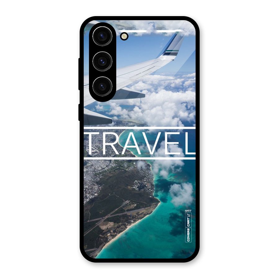 Travel Glass Back Case for Galaxy S23 Plus