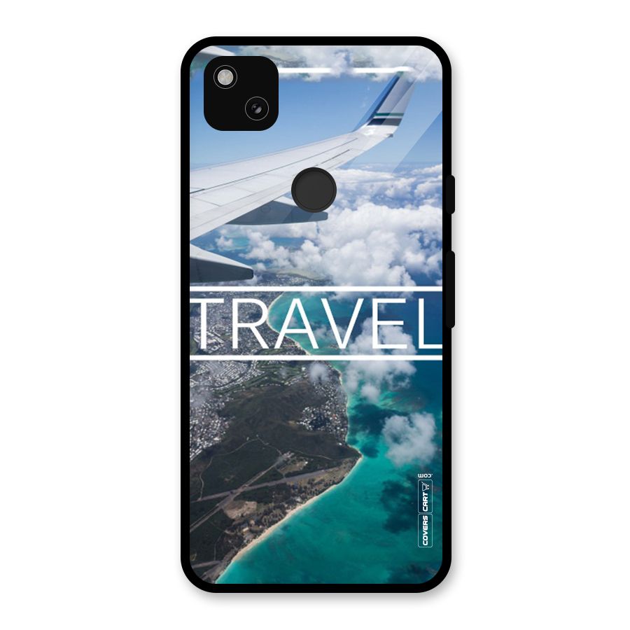 Travel Glass Back Case for Google Pixel 4a