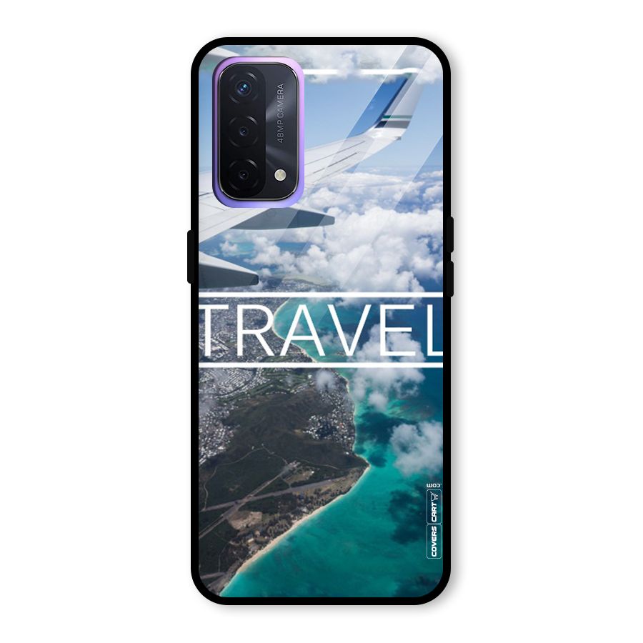Travel Glass Back Case for Oppo A74 5G
