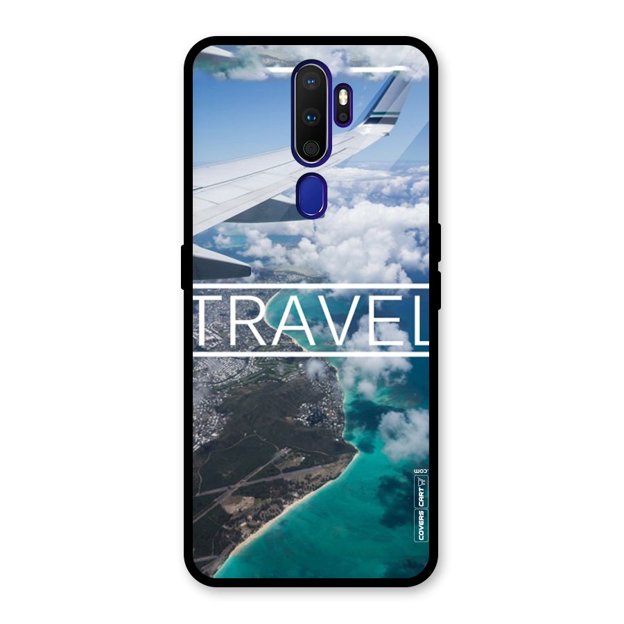 Travel Glass Back Case for Oppo A9 (2020)