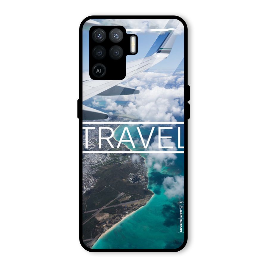 Travel Glass Back Case for Oppo F19 Pro