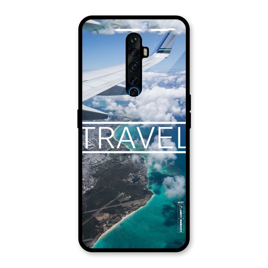Travel Glass Back Case for Oppo Reno2 F