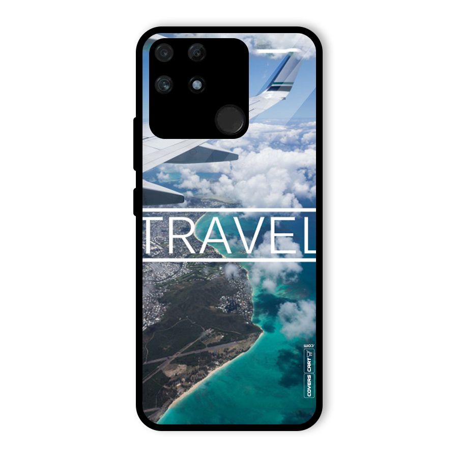 Travel Glass Back Case for Realme Narzo 50A