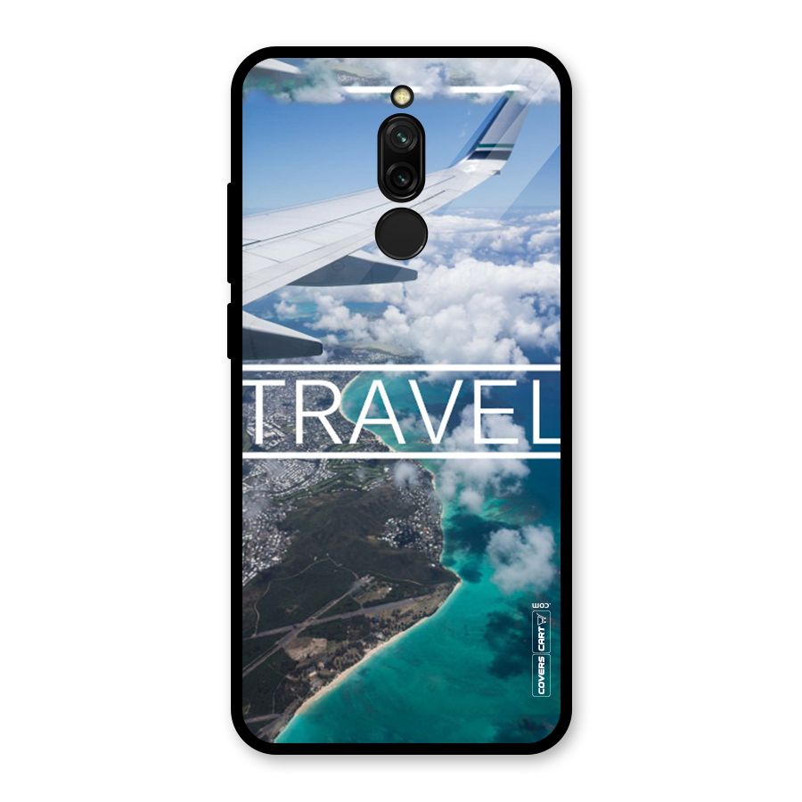 Travel Glass Back Case for Redmi 8