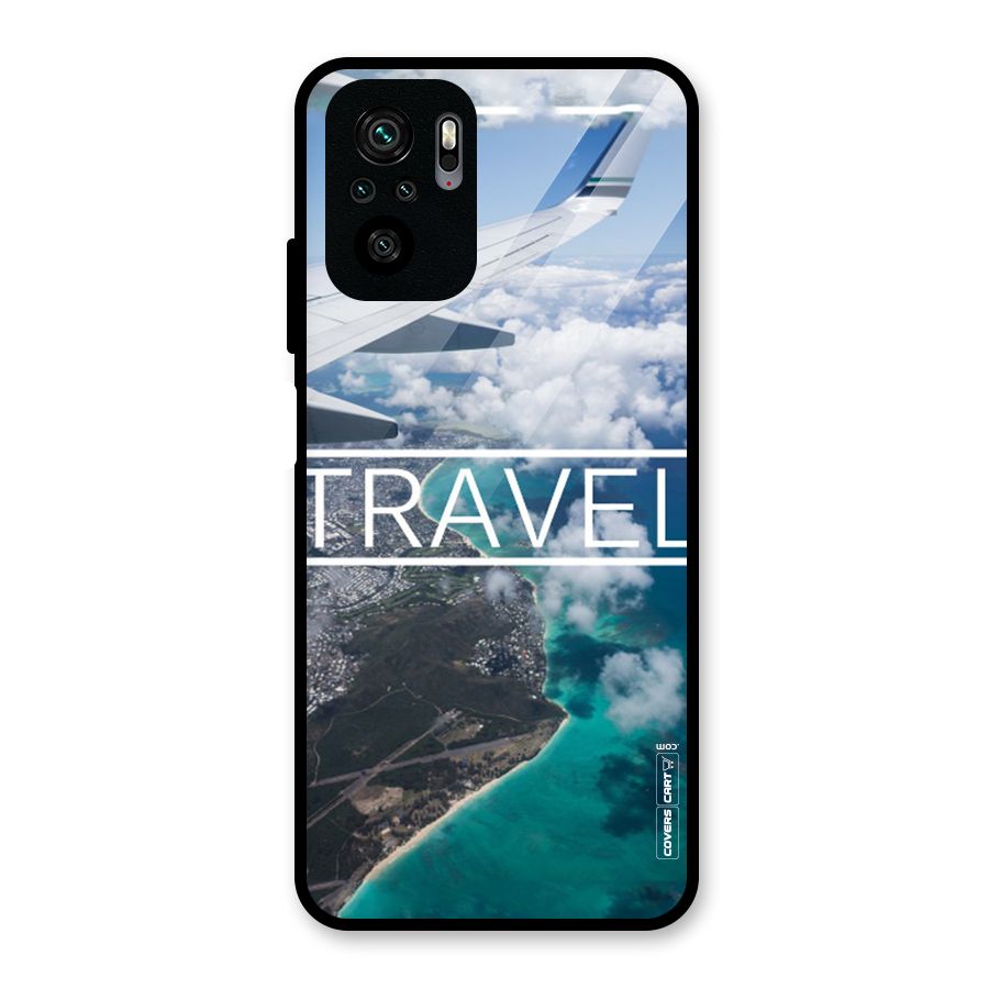 Travel Glass Back Case for Redmi Note 10S