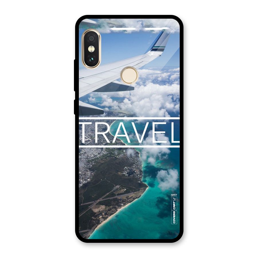 Travel Glass Back Case for Redmi Note 5 Pro