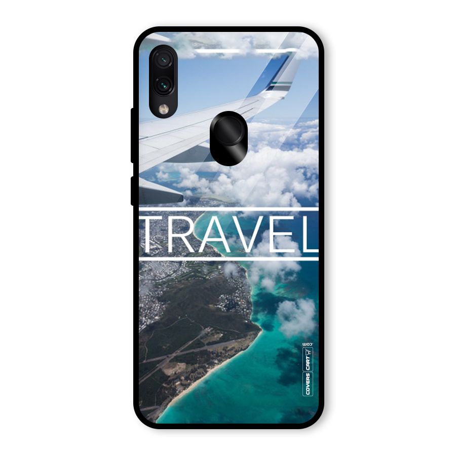 Travel Glass Back Case for Redmi Note 7 Pro