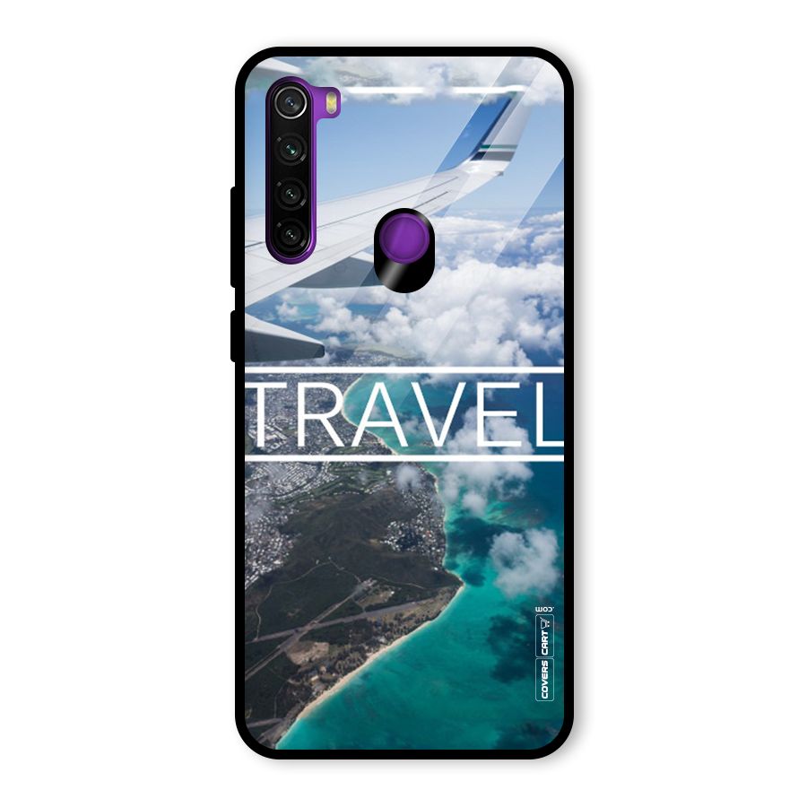 Travel Glass Back Case for Redmi Note 8