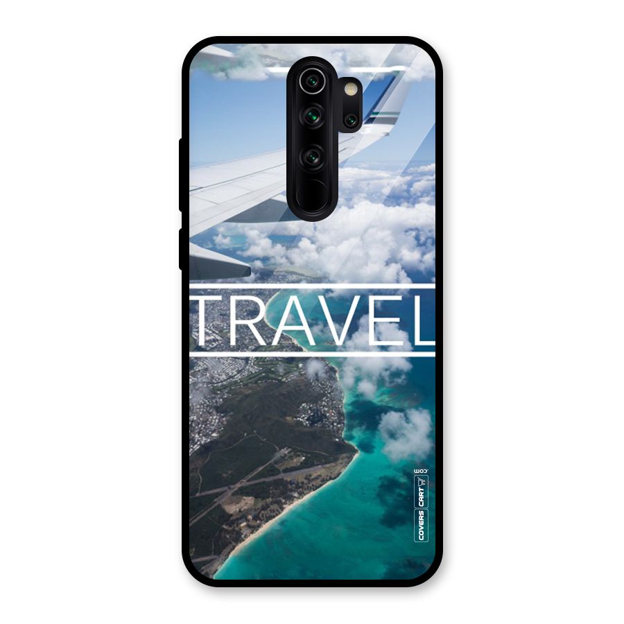 Travel Glass Back Case for Redmi Note 8 Pro
