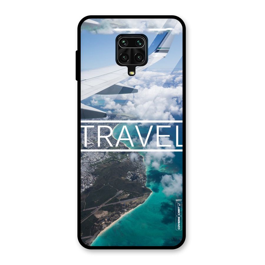Travel Glass Back Case for Redmi Note 9 Pro