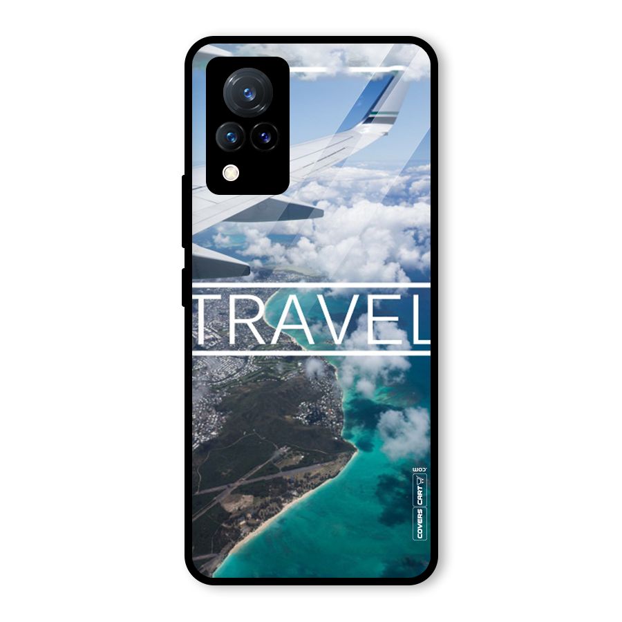 Travel Glass Back Case for Vivo V21 5G