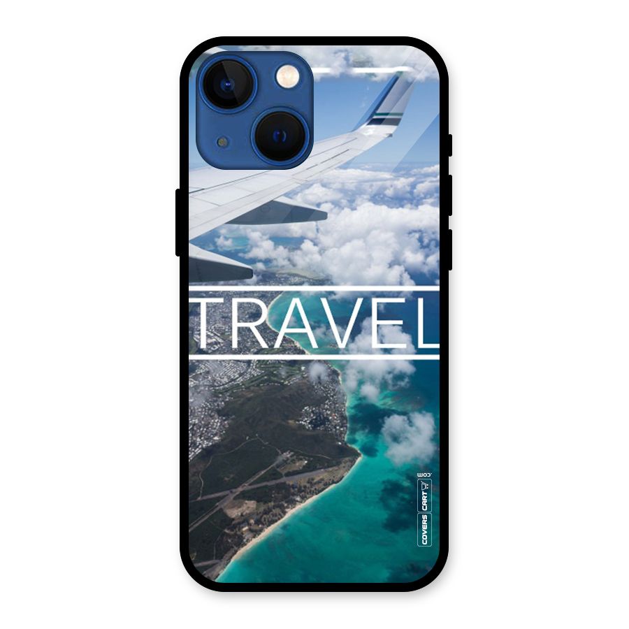 Travel Glass Back Case for iPhone 13 Mini