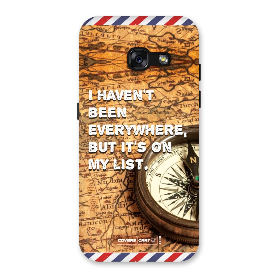 Travel Map Back Case for Galaxy A3 (2017)