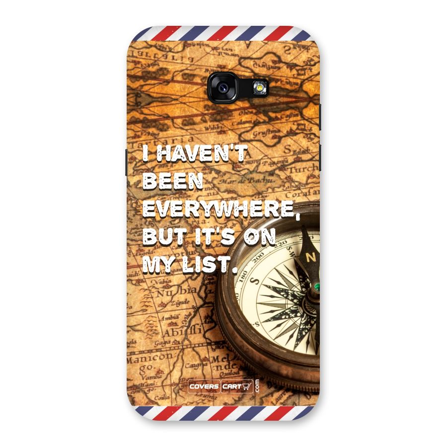 Travel Map Back Case for Galaxy A5 2017