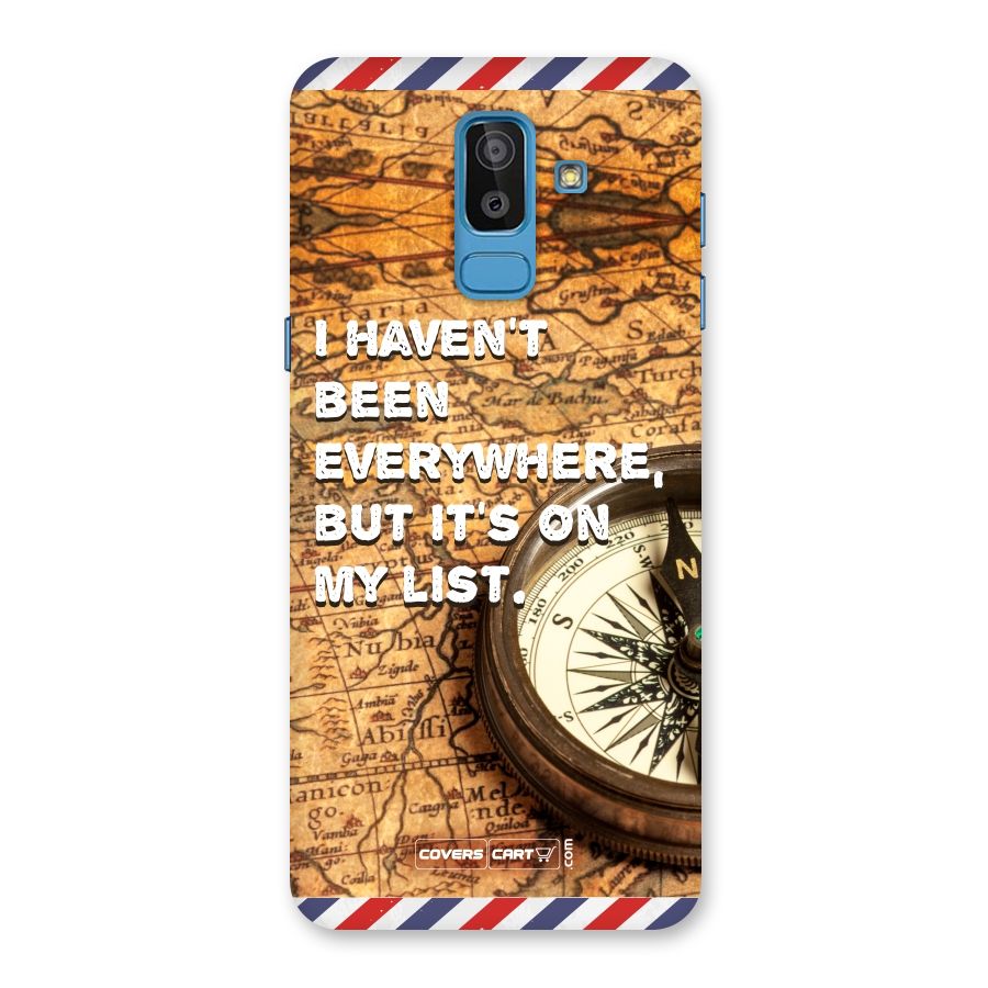 Travel Map Back Case for Galaxy J8