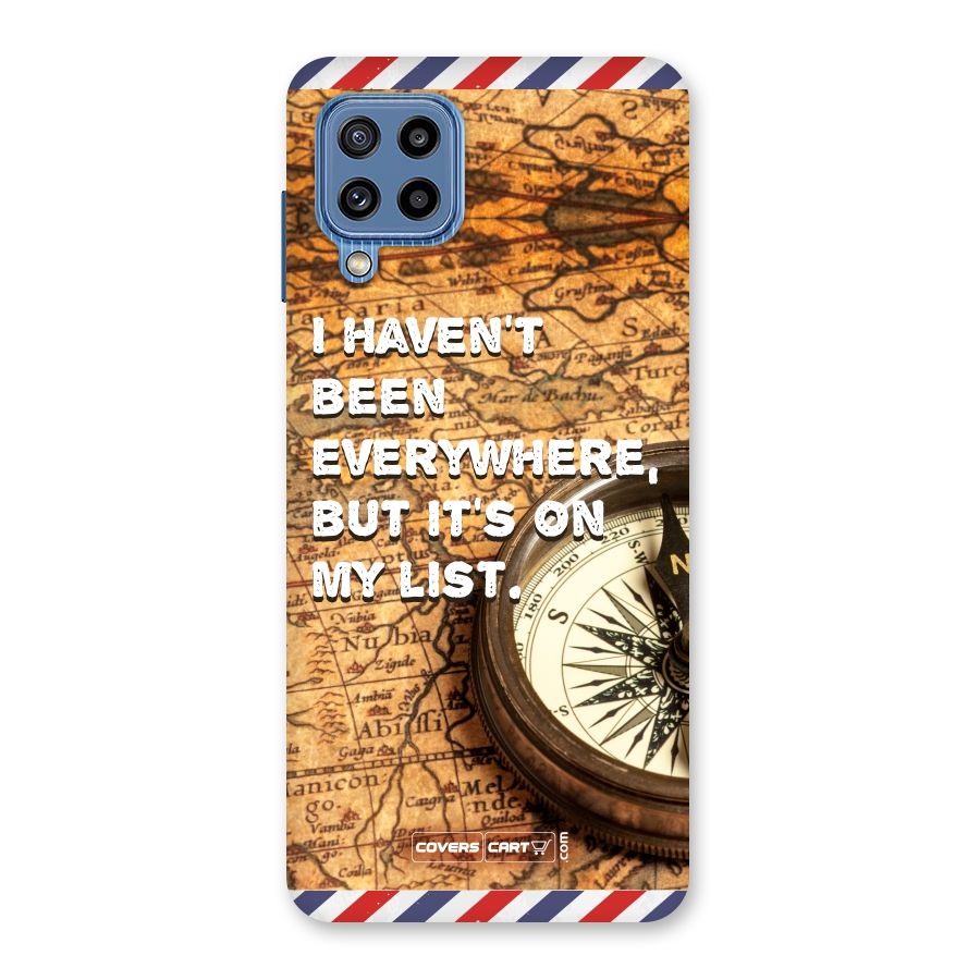 Travel Map Back Case for Galaxy M32