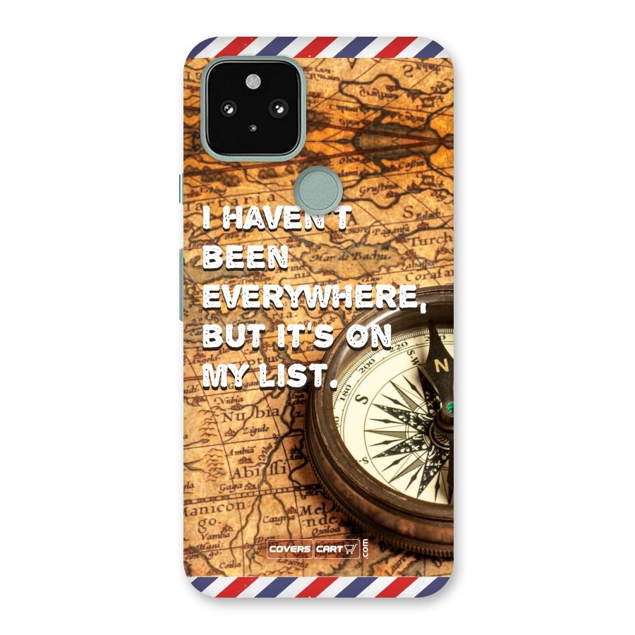 Travel Map Back Case for Google Pixel 5