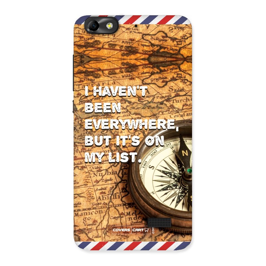 Travel Map Back Case for Honor 4C